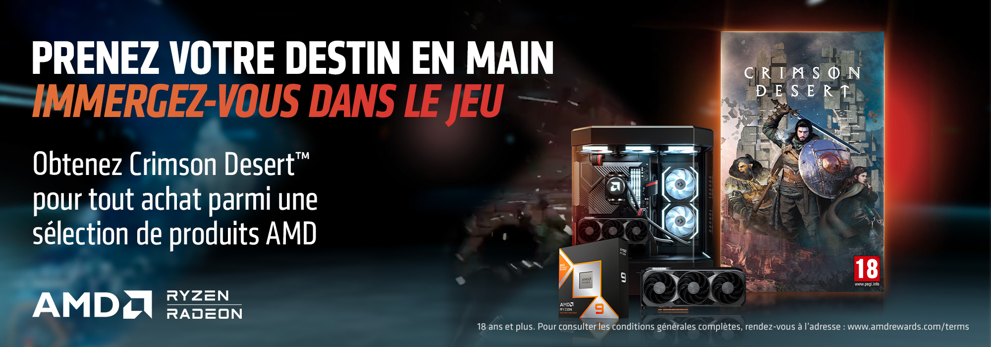 Bannière AMD Ryzen - Crimson Desert